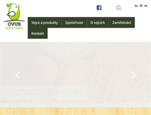 Tablet Screenshot of ovuspraha.cz